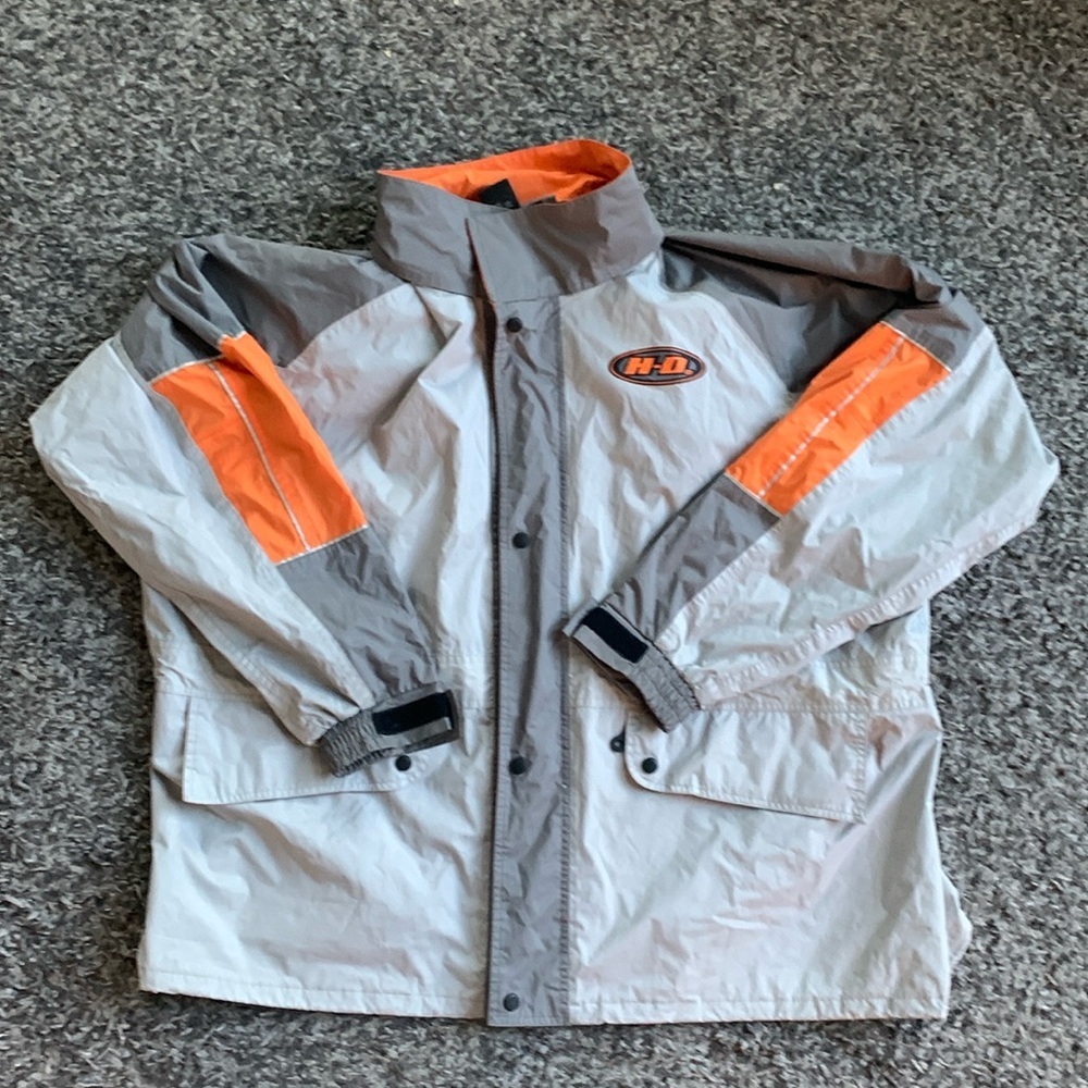 Harley Davidson reflective rain jacket